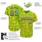 Camiseta de béisbol personalizada con diseño auténtico en verde, blanco y negro, con estampado neón 3D del Día de San Patricio. Camiseta de béisbol personalizada con diseño auténtico en verde, blanco y negro, con estampado neón 3D del Día de San Patricio.