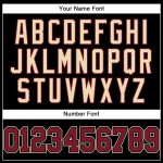Camiseta de béisbol auténtica color crema y negra personalizada Crimson-City Camiseta de béisbol auténtica color crema y negra personalizada Crimson-City
