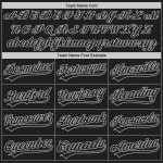 Camiseta de béisbol auténtica personalizada negra y gris Camiseta de béisbol auténtica personalizada negra y gris