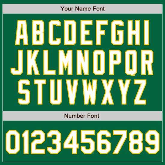 Camiseta de béisbol auténtica personalizada verde Kelly, blanca y amarilla Camiseta de béisbol auténtica personalizada verde Kelly, blanca y amarilla