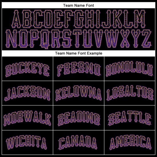 Camiseta de béisbol auténtica personalizada de moda negra, dorada y morada (vieja) Camiseta de béisbol auténtica personalizada de moda negra, dorada y morada (vieja)