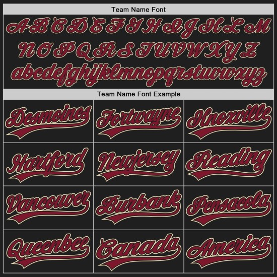 Camiseta de béisbol auténtica personalizada de color crema, negro y carmesí de la ciudad. Camiseta de béisbol auténtica personalizada de color crema, negro y carmesí de la ciudad.
