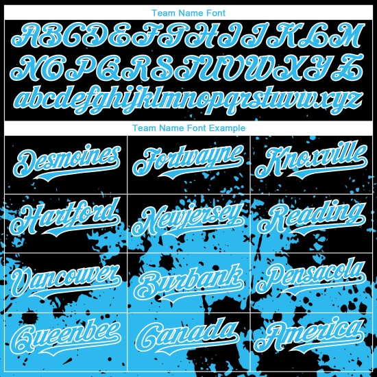 Diseño de patrón de salpicaduras azul y blanco abstracto 3D de béisbol grunge personalizado auténtico cielo camiseta arte negro Diseño de patrón de salpicaduras azul y blanco abstracto 3D de béisbol grunge personalizado auténtico cielo camiseta arte negro