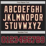 Camiseta de béisbol auténtica personalizada de color crema, negro y carmesí de la ciudad. Camiseta de béisbol auténtica personalizada de color crema, negro y carmesí de la ciudad.