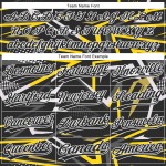 Camiseta de béisbol negra personalizada en negro y dorado con diseño auténtico en 3D Camiseta de béisbol negra personalizada en negro y dorado con diseño auténtico en 3D