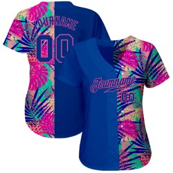 Patrón de camiseta de béisbol de verano personalizado y auténtico, diseño 3D