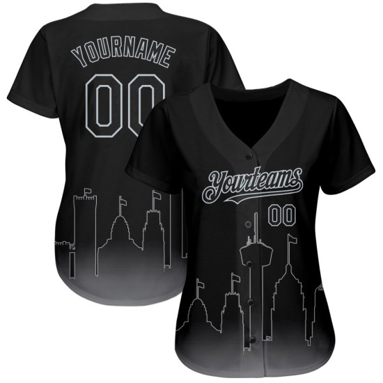 Camiseta de béisbol 3D de Antonio Banderas, color gris degradado, personalizada, auténtica, de moda, color negro Camiseta de béisbol 3D de Antonio Banderas, color gris degradado, personalizada, auténtica, de moda, color negro