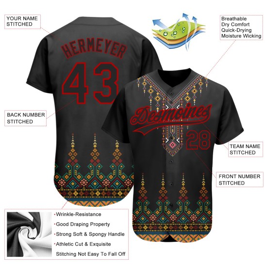 Camiseta étnica personalizada, estilo africano, color rojo, con diseño tradicional 3D auténtico y negro. Camiseta étnica personalizada, estilo africano, color rojo, con diseño tradicional 3D auténtico y negro.