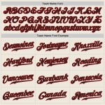 Camiseta de béisbol personalizada color crema, auténtica, negra y roja Camiseta de béisbol personalizada color crema, auténtica, negra y roja